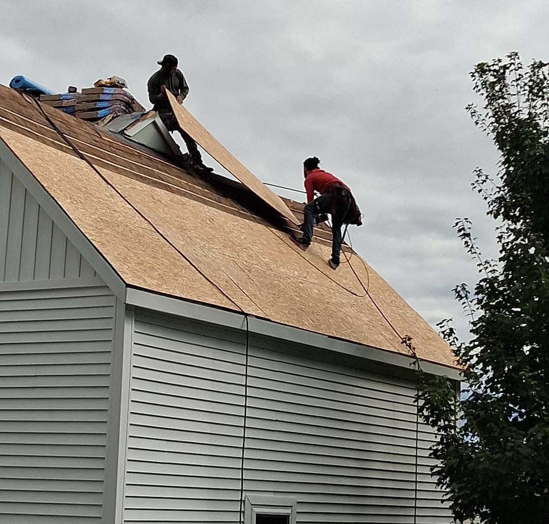 Storm damage restoration